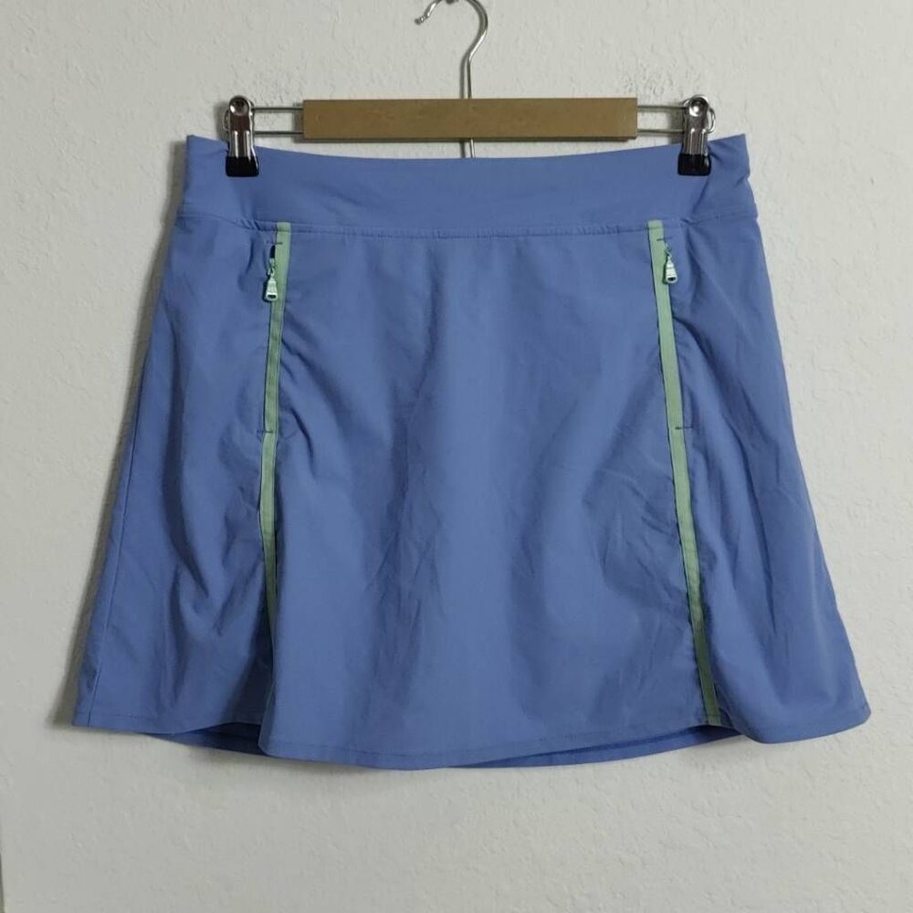 RLX Ralph Lauren Skort Womens Medium Flounce Jersey Golf Blue Green - Picture 3 of 11